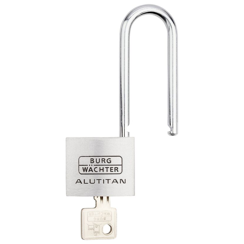 Zylinder-Vorhängschloss '770 HB 40 65 SB' aluminiumfarben 4 cm