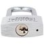 Zylinder-Vorhängschloss '770 HB 40 65 SB' aluminiumfarben 4 cm