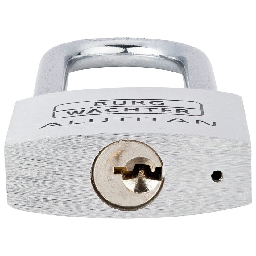 Zylinder-Vorhängschloss '770 HB 40 65 SB' aluminiumfarben 4 cm