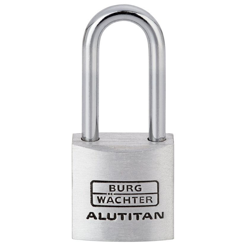 Zylinder-Vorhängschloss-Set 'Duo 770 20 26 SB' aluminiumfarben 2 cm 2 Stück