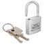 Zylinder-Vorhängschloss-Set 'Duo 770 30 SB' aluminiumfarben 2 cm 2 Stück