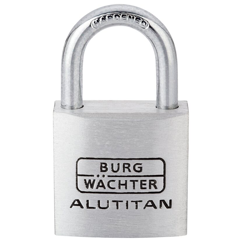 Zylinder-Vorhängschloss-Set 'Duo 770 30 SB' aluminiumfarben 2 cm 2 Stück