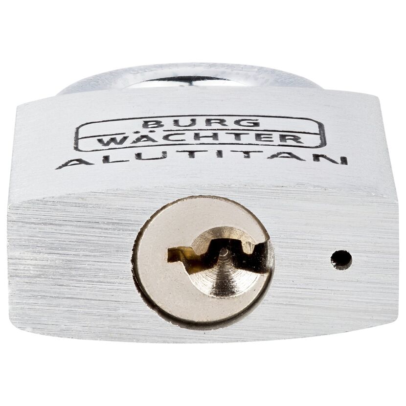 Zylinder-Vorhängschloss-Set 'Duo 770 30 SB' aluminiumfarben 2 cm 2 Stück