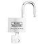 Zylinder-Vorhängschloss-Set 'Duo 770 40 SB' aluminiumfarben 4 cm 2 Stück