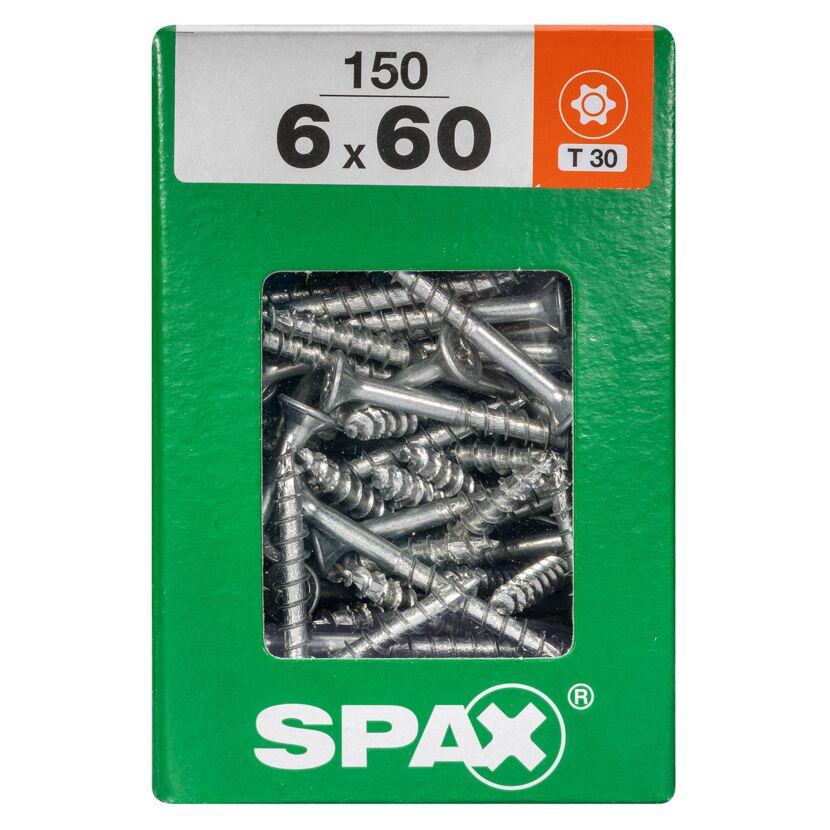 Universalschrauben T-Star plus T30 Stahl 6,0 x 60 mm 150 Stück