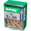 Senkkopfschrauben PZ2 Ø 3,5 x 35 mm 50 Stück