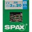 Holzschrauben T15 T-Star plus Edelstahl A2 3,5 x 20 mm 200 Stück