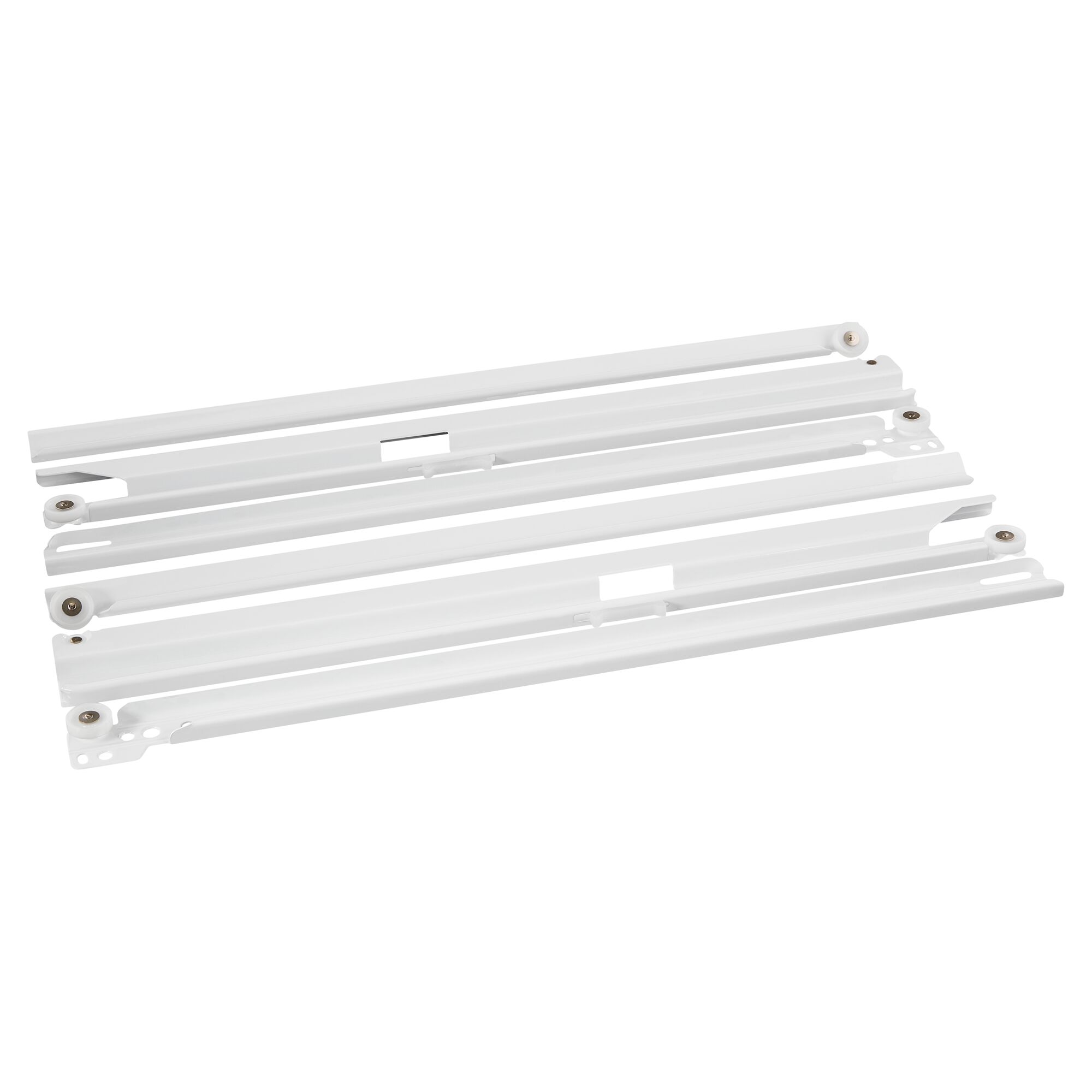 Weißer Vollauszug für Schubladen