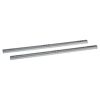 Kugelauszüge Metall silbern 2 Stück 310 mm