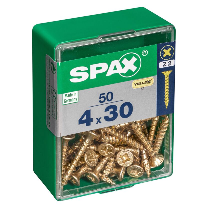 Senkkopfschrauben PZ2 Ø 4 x 30 mm 50 Stück