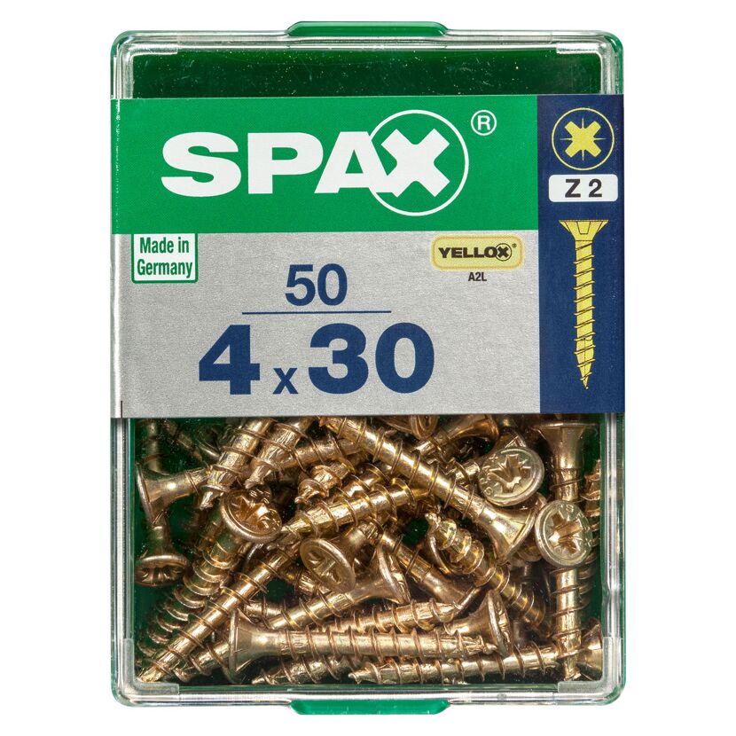 Senkkopfschrauben PZ2 Ø 4 x 30 mm 50 Stück