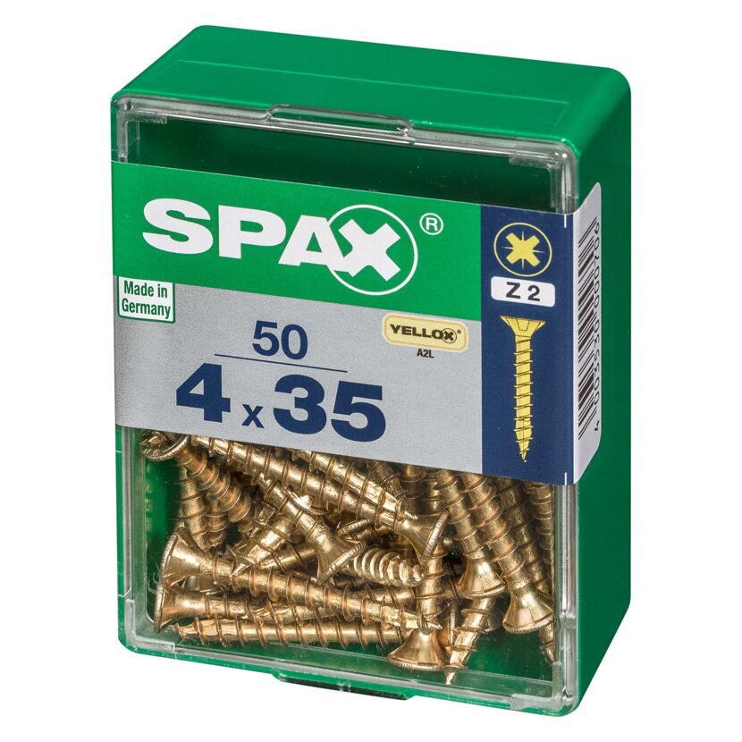 Senkkopfschrauben PZ2 Ø 4 x 35 mm 50 Stück