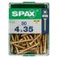 Senkkopfschrauben PZ2 Ø 4 x 35 mm 50 Stück