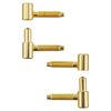 Einbohrband-Set Stahl vermessingt Ø 13 mm 4-tlg.