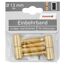 Einbohrband-Set Stahl vermessingt Ø 13 mm 4-tlg.