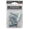 Einbohrband verzinkt 16 mm, 2 Sets, toom