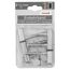 Einbohrband-Set Stahl verchromt Ø 14 mm 4-teilig
