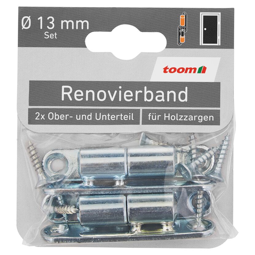 Renovierband-Set Stahl verzinkt Ø 13 mm 4-teilig