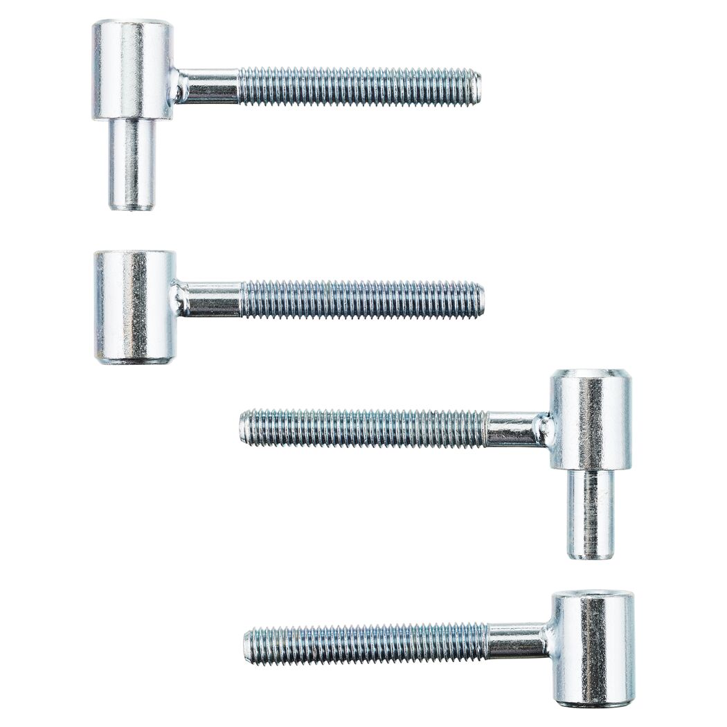 Einbohrband-Set Stahl verzinkt Ø 16 mm 4-tlg.