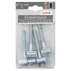 Einbohrband-Set Stahl verzinkt Ø 16 mm 4-tlg.