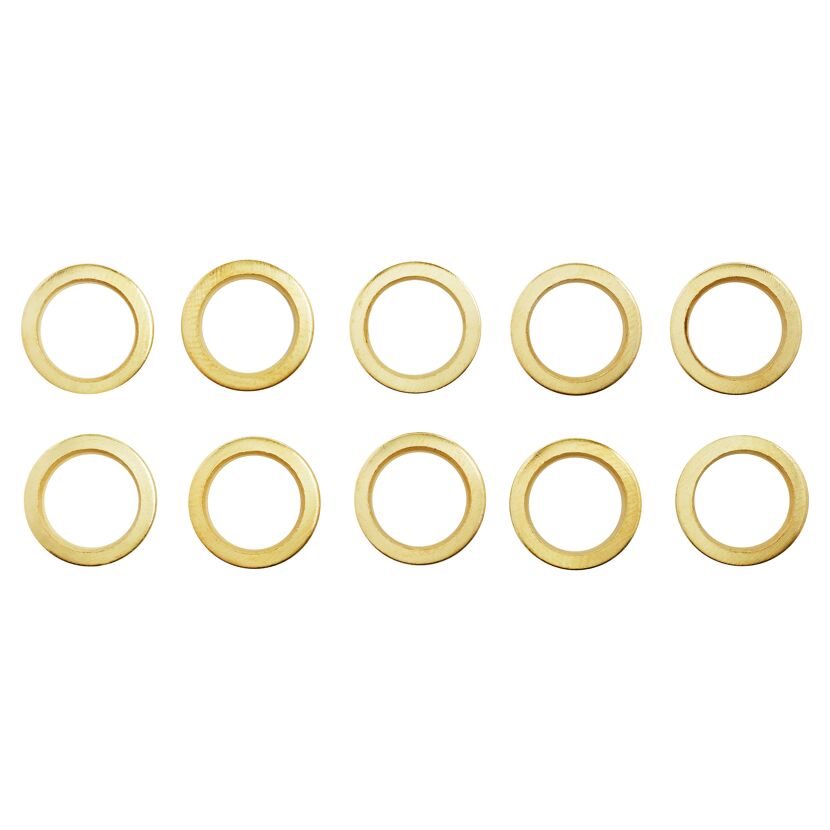 Türbandringe golden 10 Stück Ø 11/16 mm
