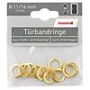 Türbandringe golden 10 Stück Ø 11/16 mm