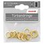 Türbandringe golden 10 Stück Ø 11/16 mm