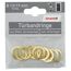 Türbandringe golden 10 Stück Ø 13/19 mm