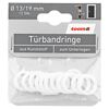 Türbandringe weiß 12 Stück Ø 13/19 mm