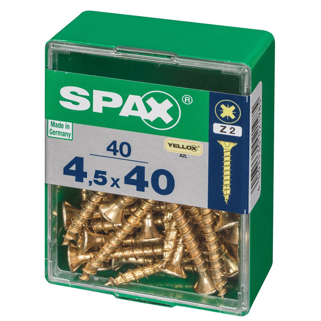 Senkkopfschrauben Ø 4,5 x 40 mm 40 Stück