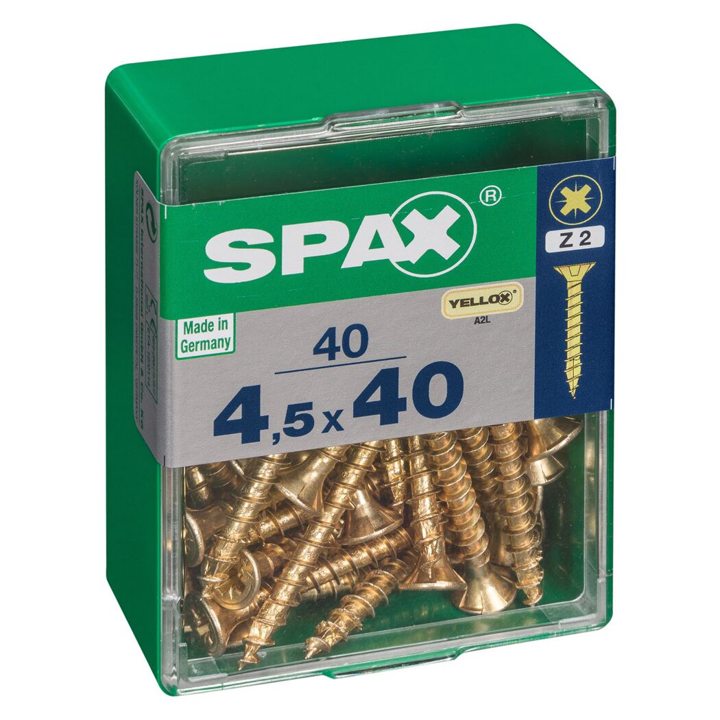 Senkkopfschrauben Ø 4,5 x 40 mm 40 Stück
