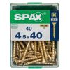 Senkkopfschrauben Ø 4,5 x 40 mm 40 Stück