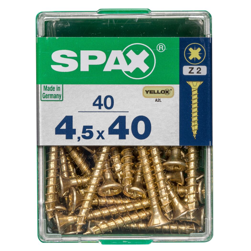 Senkkopfschrauben Ø 4,5 x 40 mm 40 Stück