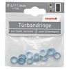 Türbandringe silbern 12 Stück Ø 6/11 mm