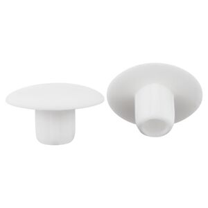 Abdeckkappen weiß 20 Stück Ø 5 mm