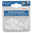Abdeckkappen weiß 20 Stück Ø 6 mm