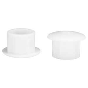 Abdeckkappen weiß 20 Stück Ø 10 mm