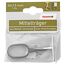 Mittelträger oval 30 x 15 mm nickelfarben