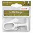 Mittelträger oval 30 x 15 mm weiß