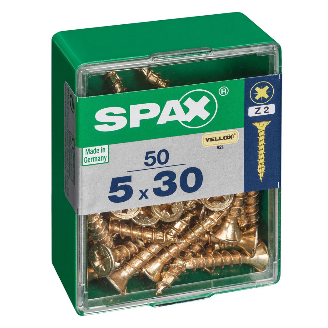Senkkopfschrauben PZ2 Ø 5 x 30 mm 50 Stück