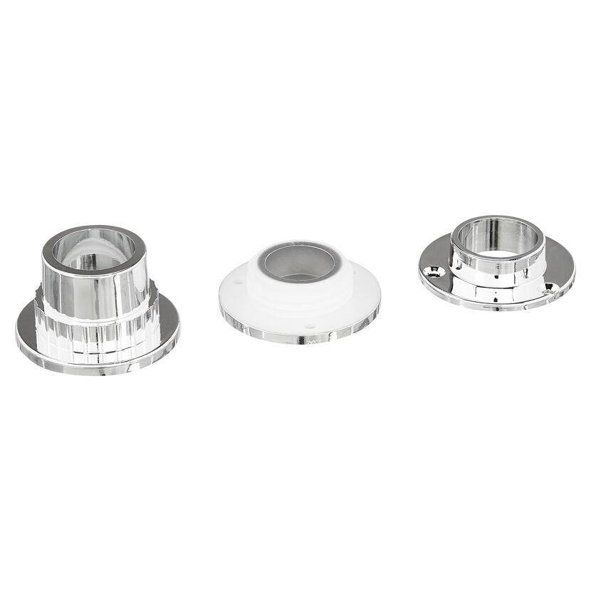 Stangenlager Kunststoff silbern Ø 25 mm 2 Stück