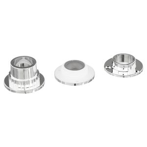 Stangenlager Kunststoff silbern Ø 25 mm 2 Stück