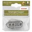 Stangenlager oval 30 x 15 mm nickelfarben 2 Stück