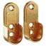 Stangenlager vermessingt oval 30 x 15 mm 2 Stück