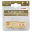 Stangenlager vermessingt oval 30 x 15 mm 2 Stück