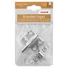 Grendelriegel Stahl vernickelt 4,5 x 3,5 cm 1 Stück