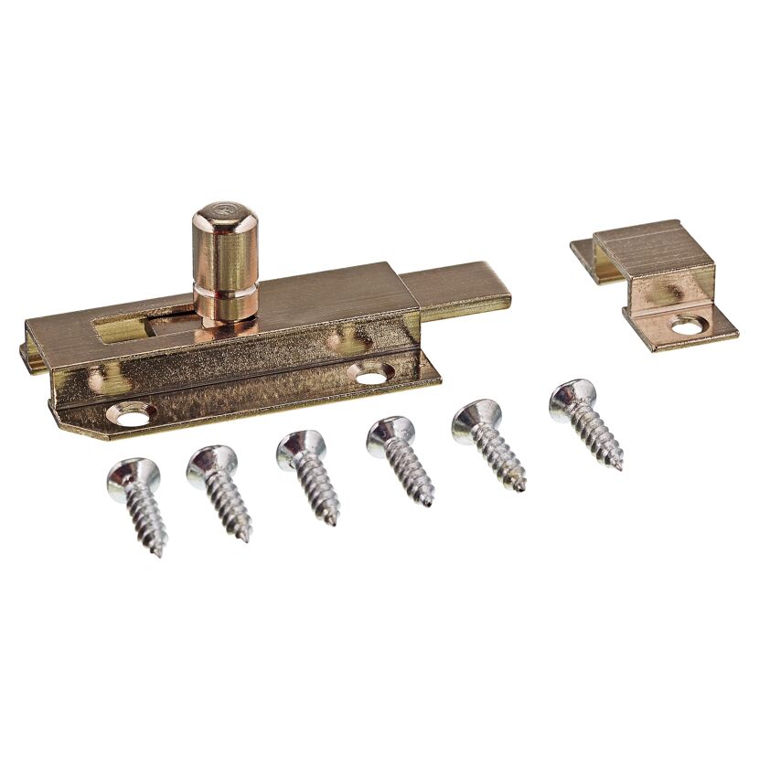 Knopfriegel vernickeltes Messing 25 x 40 mm