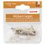 Möbelriegel vernickelter Stahl 13 x 50 mm