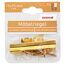 Möbelriegel Stahl vermessingt 70 x 15 mm 2 Stück