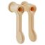 Vorreiber Kunststoff beige 5,5 cm 2 Stück